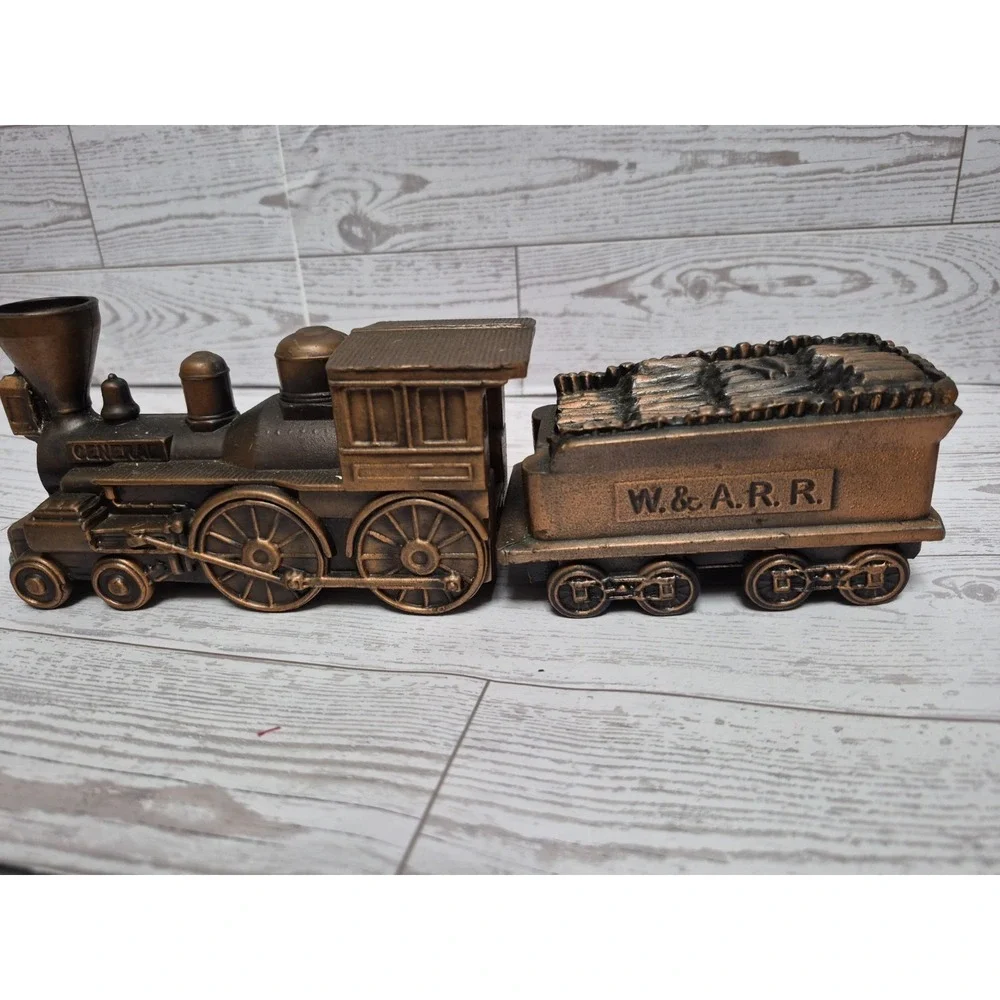 1974 Banthrico Chicago General Train Tender Diecast Coin Bank W. & A.R.R.